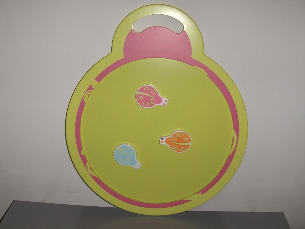 Pense bête aimanté en bois massif de 43 cm de diam. neuf., Enlèvement ou Envoi, Neuf, Tableau magnétique