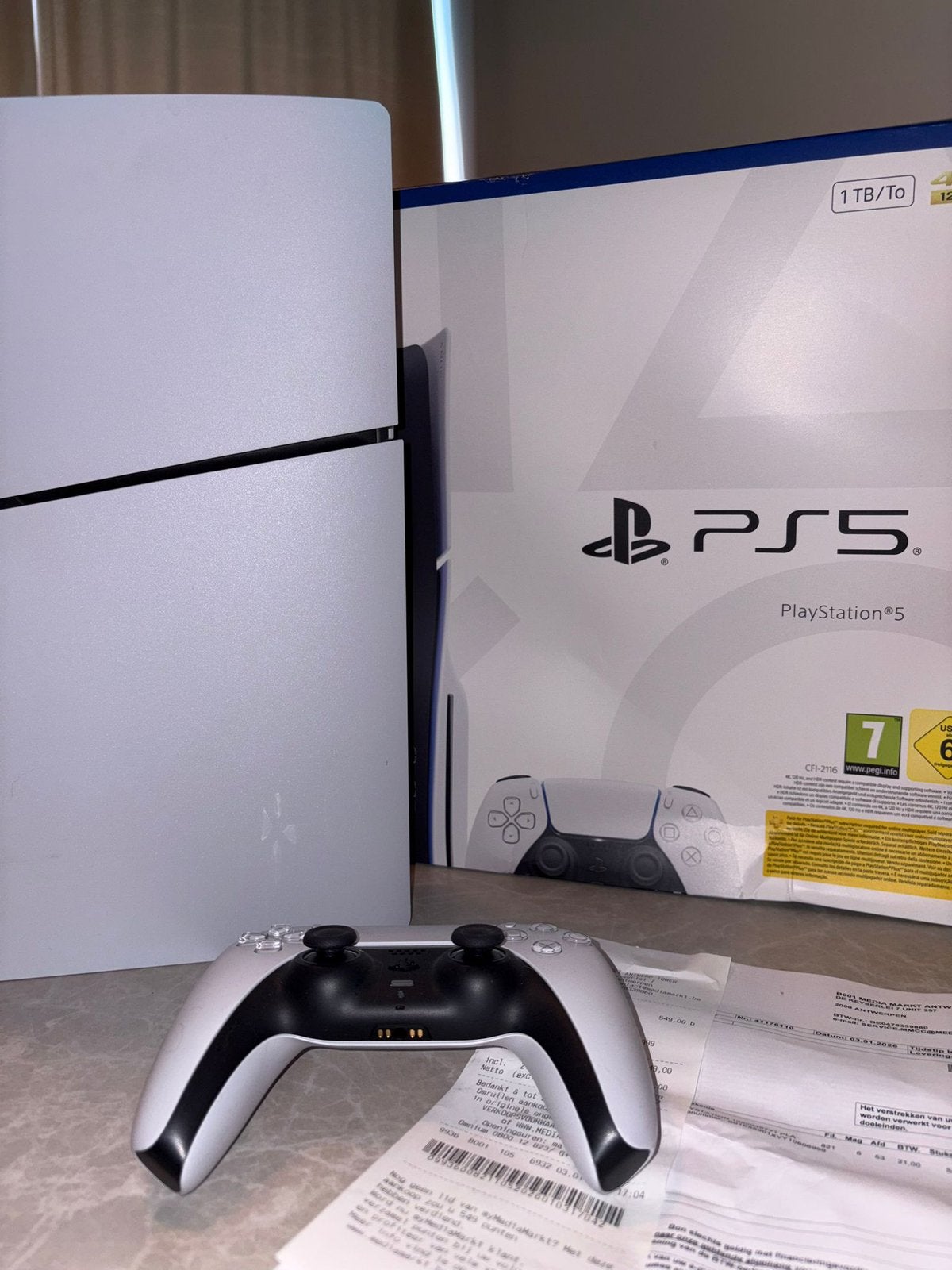 Playstation 5 (paar keer gebruikt met garantie), Consoles de jeu & Jeux vidéo, Consoles de jeu | Sony PlayStation 5, Enlèvement
