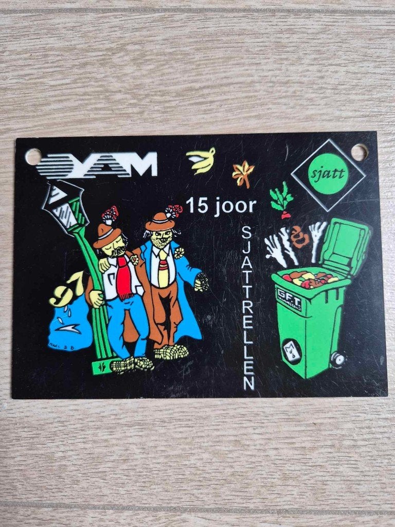 Carnaval Aalst medaille De Sjattrellen 1997, Ophalen of Verzenden
