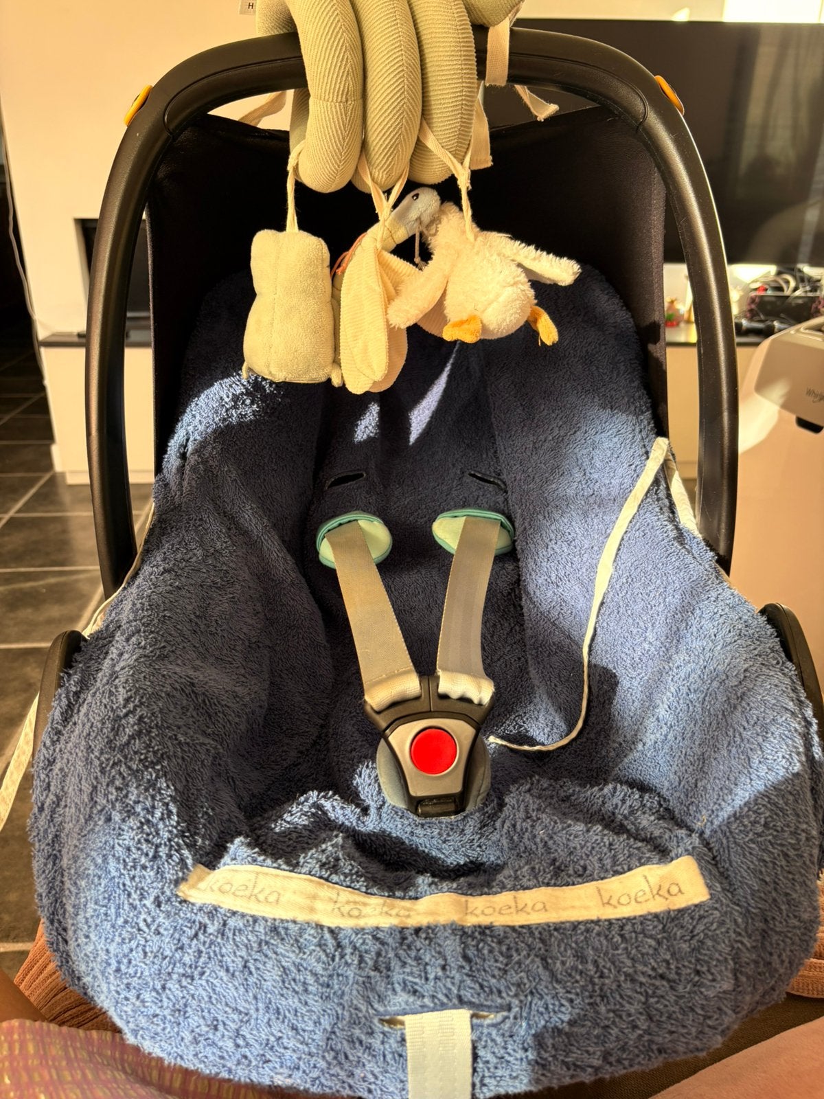 Maxi-cosi hoes Koeka, Ophalen, Zo goed als nieuw, 0 t/m 13 kg, Maxi-Cosi