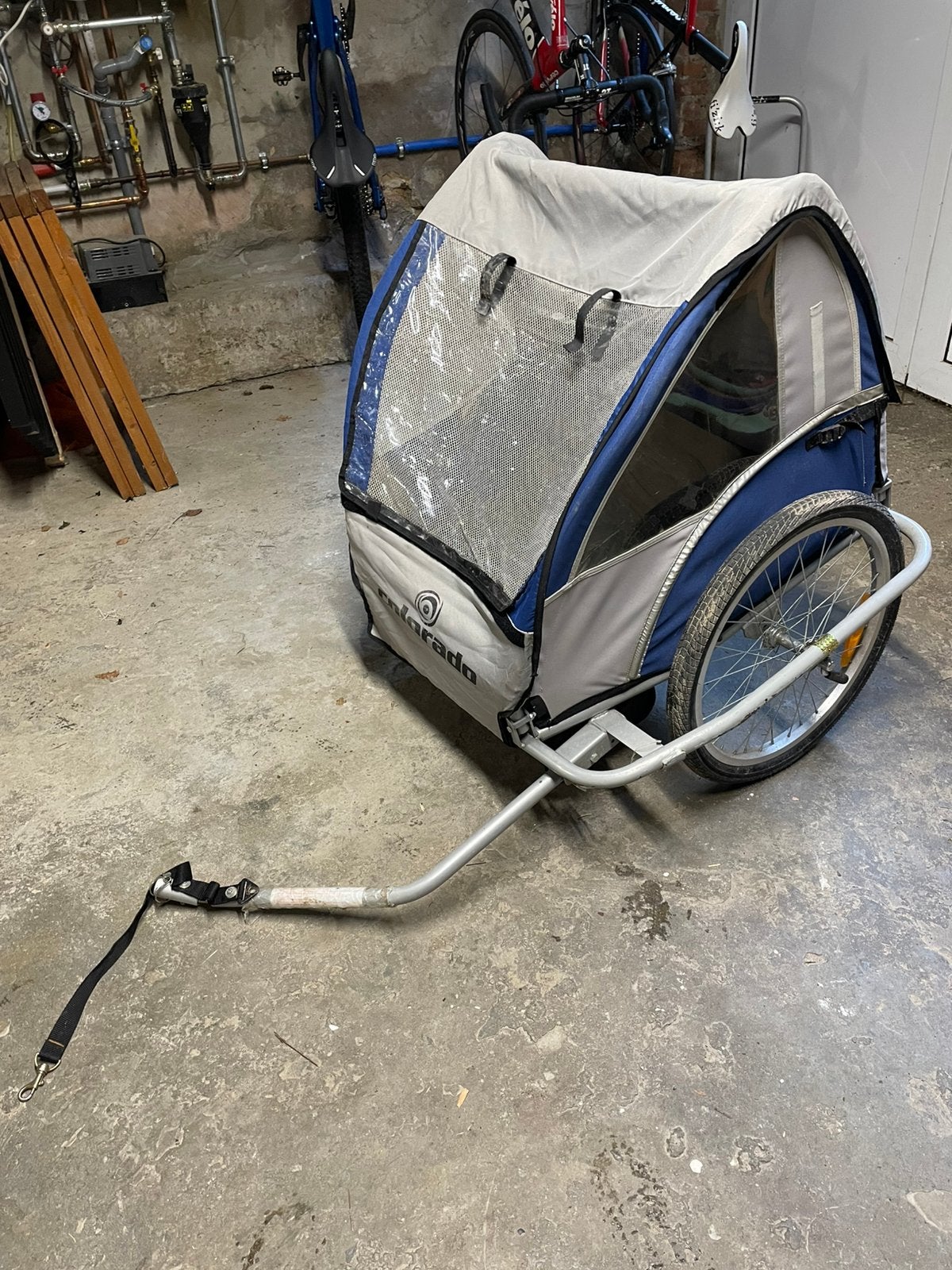 Remorque à vélo, Vélos & Vélomoteurs, Enlèvement, Utilisé, Remorque pour enfant, 40 à 60 kg