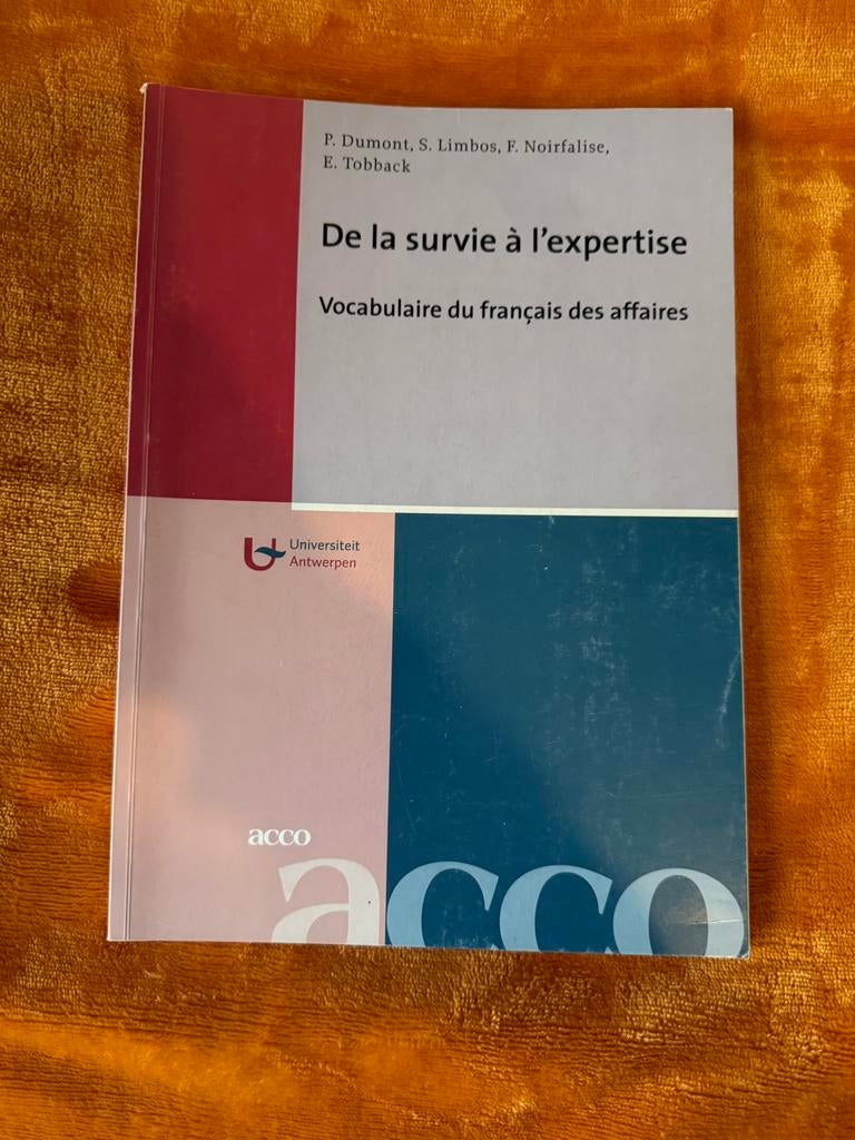 Pascale Dumont - De la survie à l'expertise, Boeken, Ophalen, Pascale Dumont; Sophie Limbos; Florent Noirfalise; Els Tobback