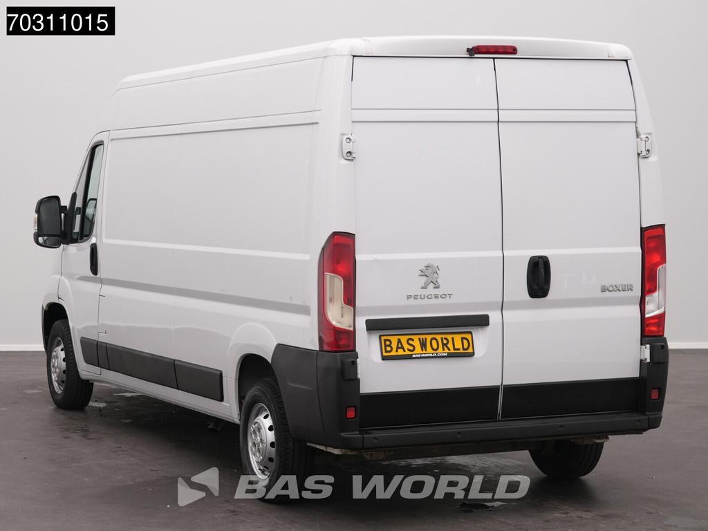 Peugeot Boxer 140PK L3H2 Airco Cruise Camera Parkeersensoren, Stof, Gebruikt, Euro 6, Wit