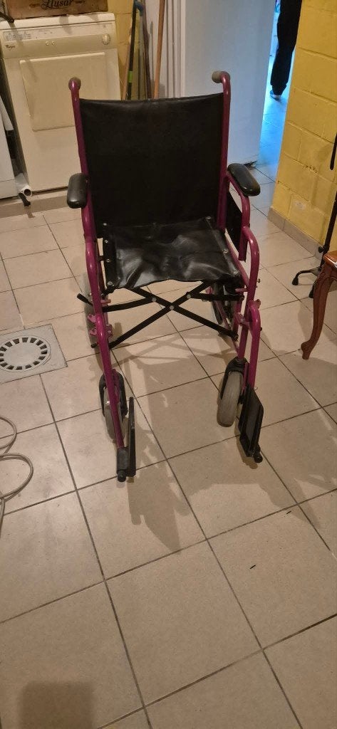 Chaise roulante, Enlèvement, Pliant, Comme neuf, Fauteuil roulant manuel