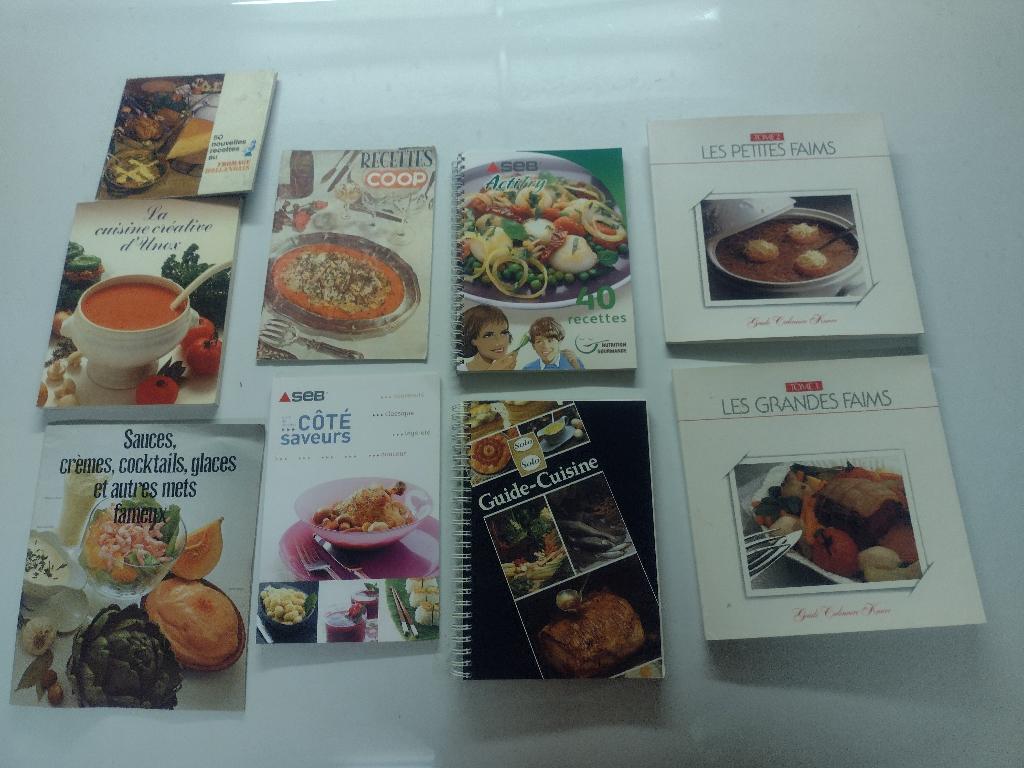 Lot livres recettes de cuisine édités par diverses marques, Enlèvement ou Envoi, Utilisé