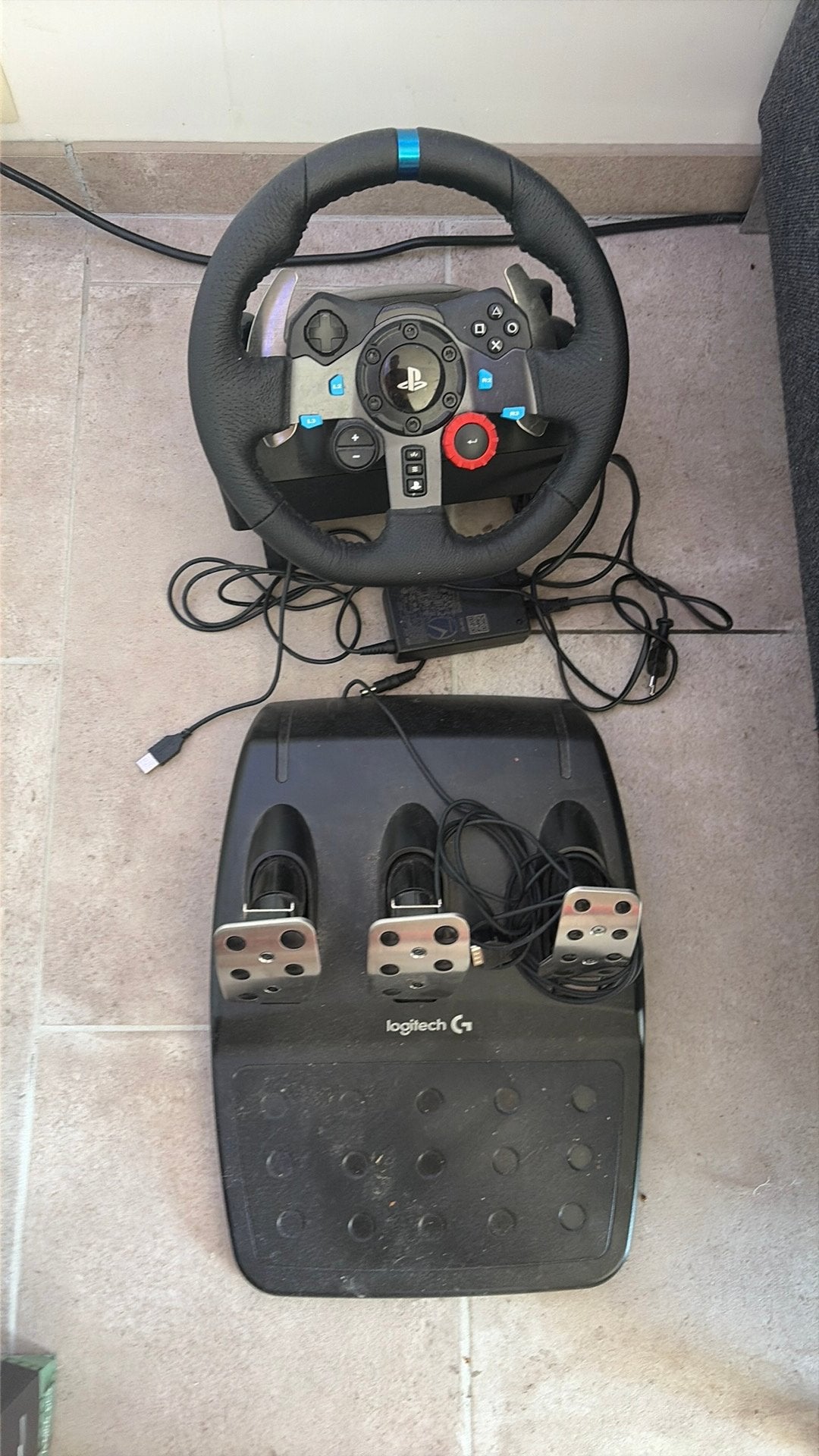 Logitech racing stuur g29 voor ps5/4/pc, Ophalen, Zo goed als nieuw