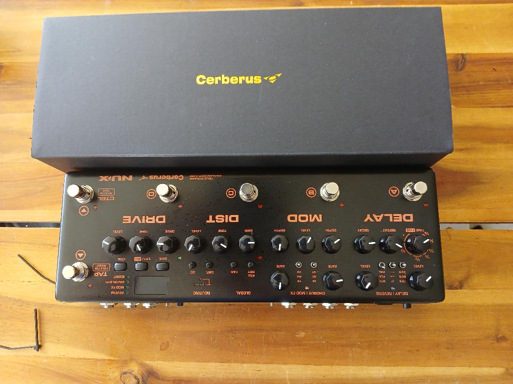 NUX Cerberus  effectpedaal, Muziek en Instrumenten, Effecten, Zo goed als nieuw, Chorus, Delay of Echo, Distortion, Overdrive of Fuzz