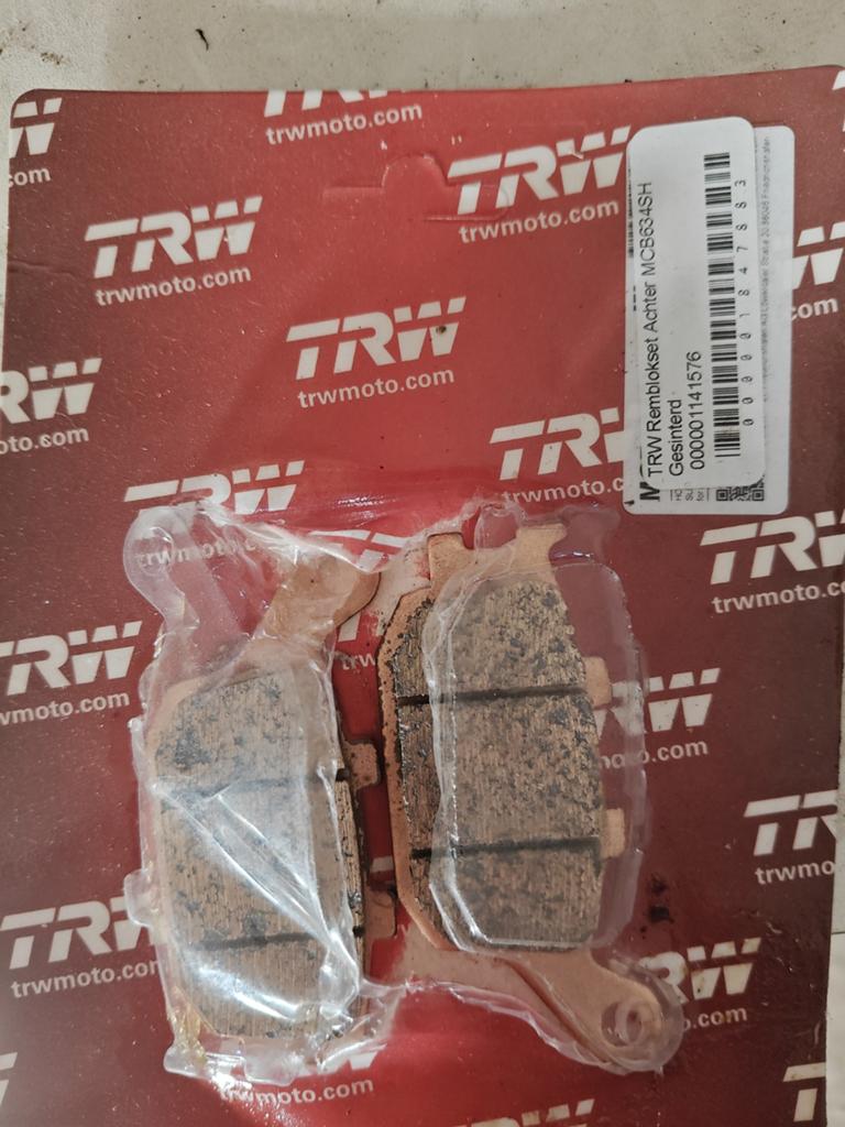 Plaquettes frein arrière TRW MCB 634 SH, Motos