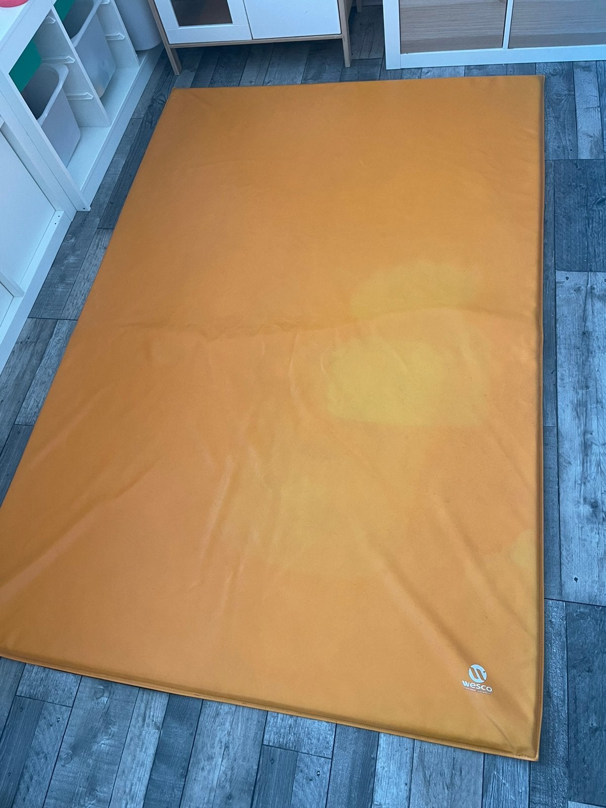 Wesco mat, Sport en Fitness, Ophalen, Gebruikt, Oranje