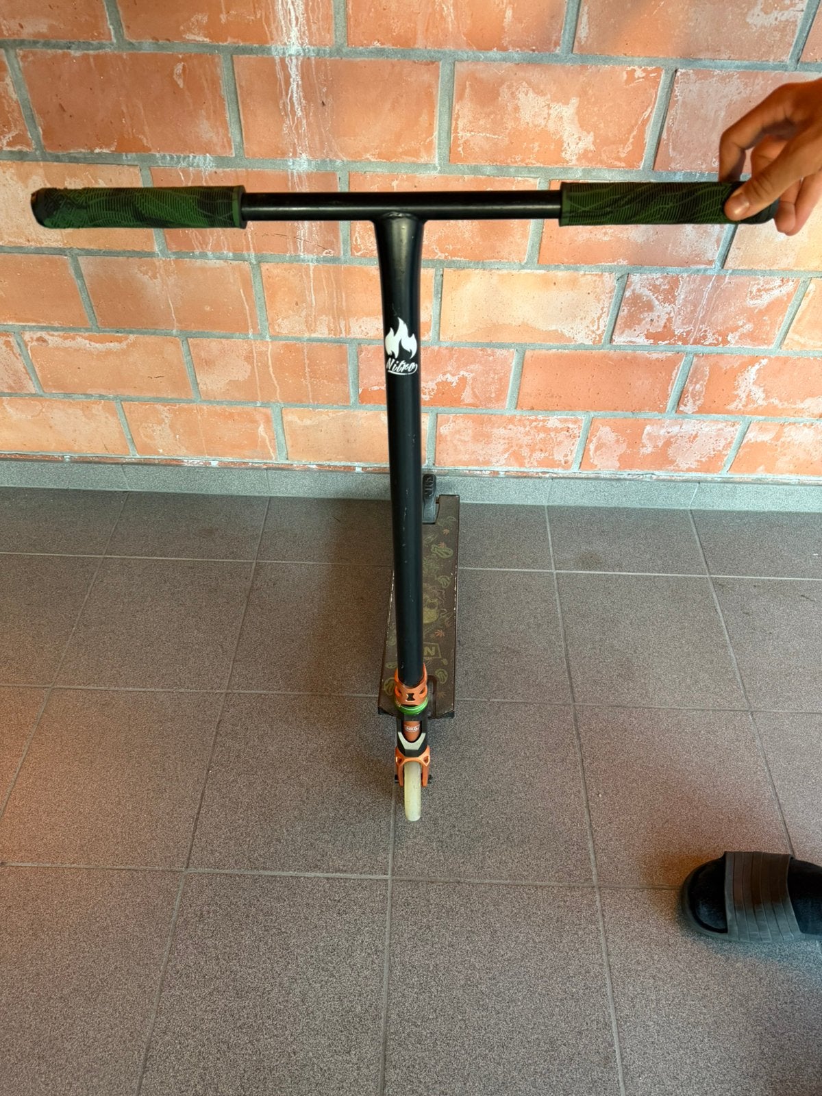 Stuntstep NKB nitro, Fietsen en Brommers, Ophalen, Zo goed als nieuw