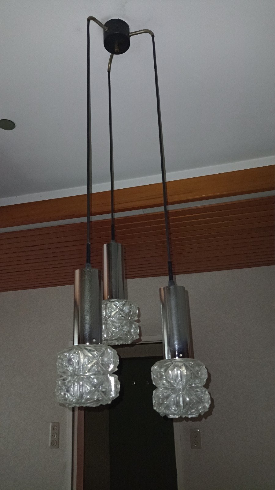 Vintage cascadelamp, Ophalen