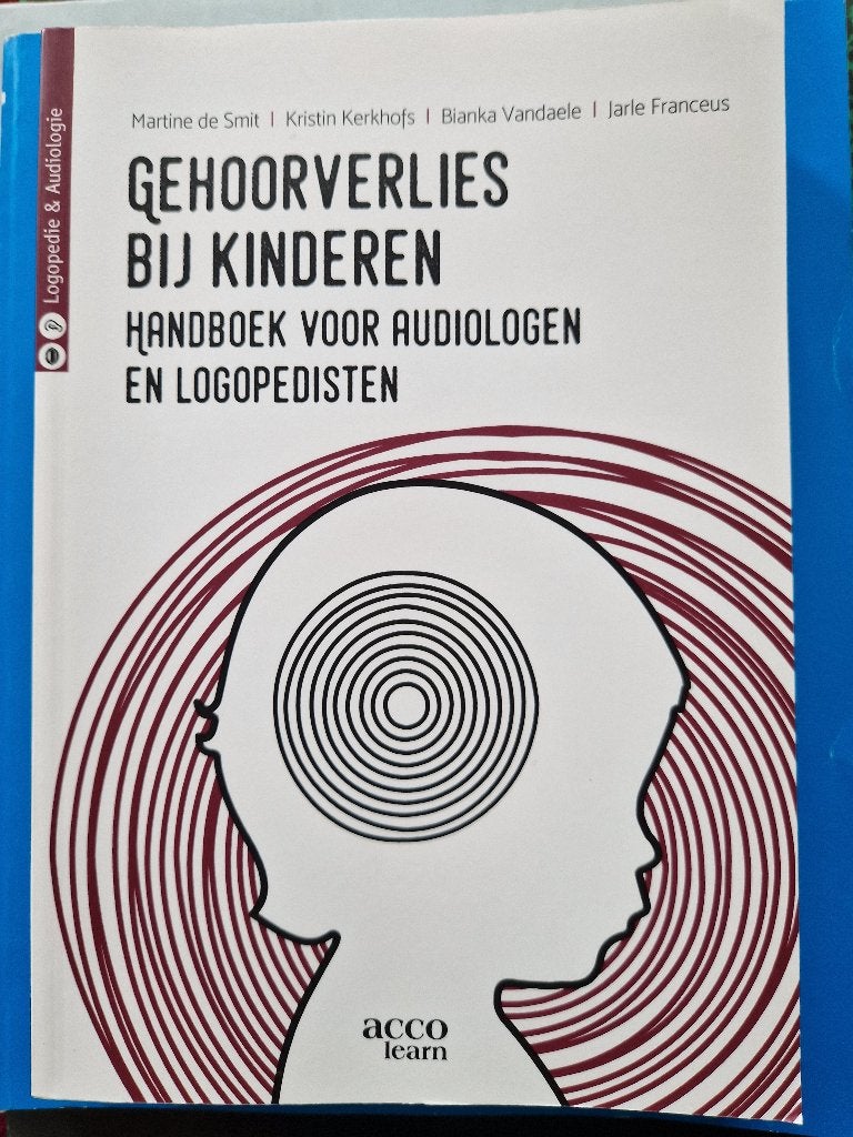 Gehoorverlies bij kinderen, Ophalen, Nieuw, Hogeschool