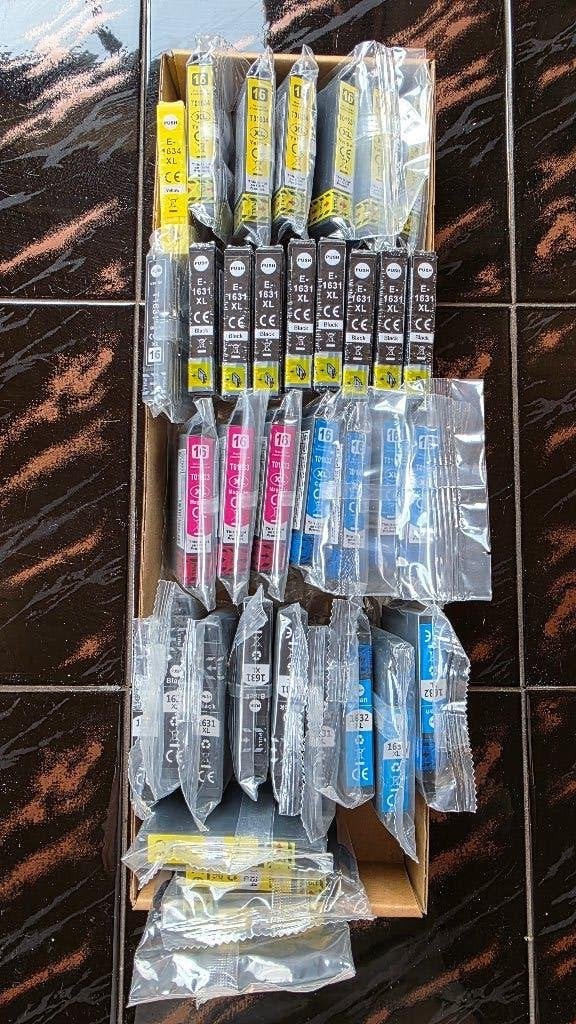 33 XL16-cartridges die compatibel zijn met de Epson WF-serie, Ophalen of Verzenden, Nieuw, Cartridge