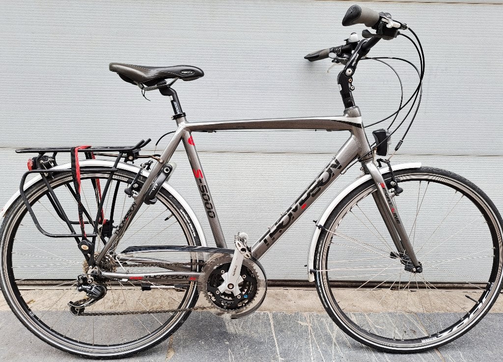 Trekking bike Thompson cadre 60cm XL prix350€048981/3734, Autres marques, Vitesses, Frein sur jante, 57 à 61 cm