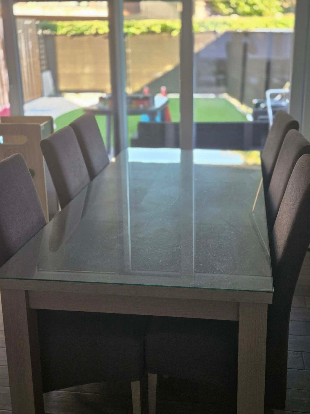 Tafel + 6 stoelen, Huis en Inrichting, Tafels | Eettafels, Ophalen