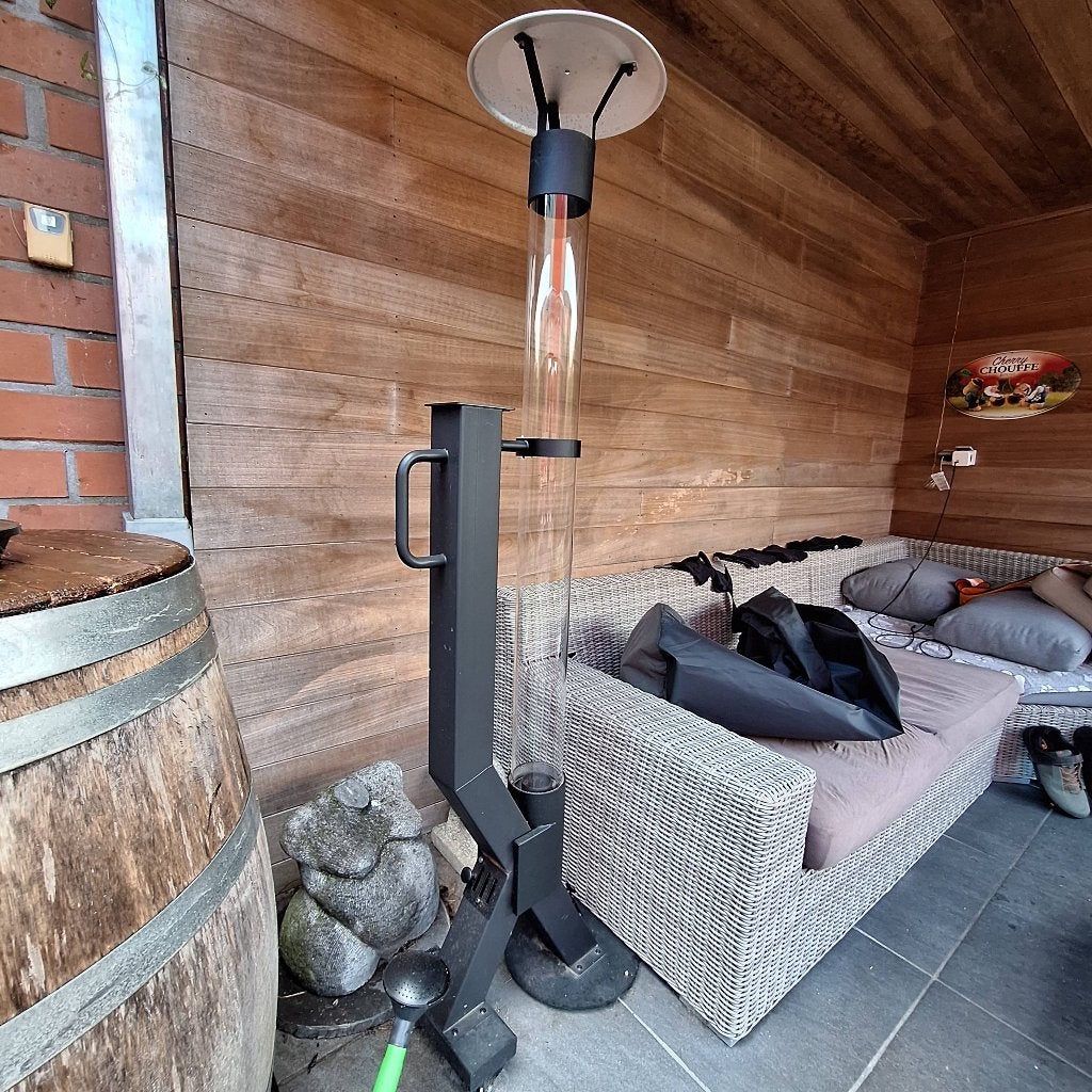 Terrasverwarmer met pellets, Enlèvement, Comme neuf, Sol