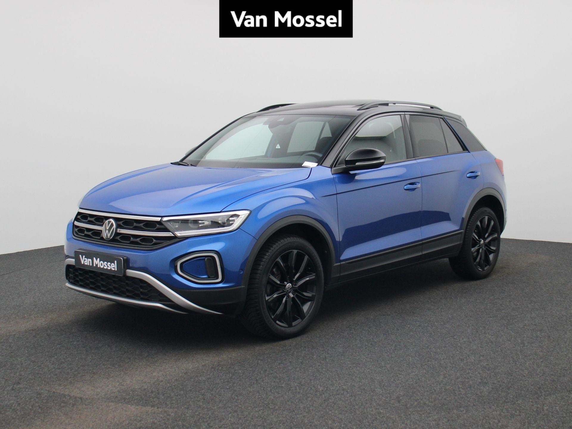 Volkswagen T-Roc 2.0 TDI 110kW Style Business DSG | Camera |, Auto's, Stof, Gebruikt, 4 cilinders, Blauw