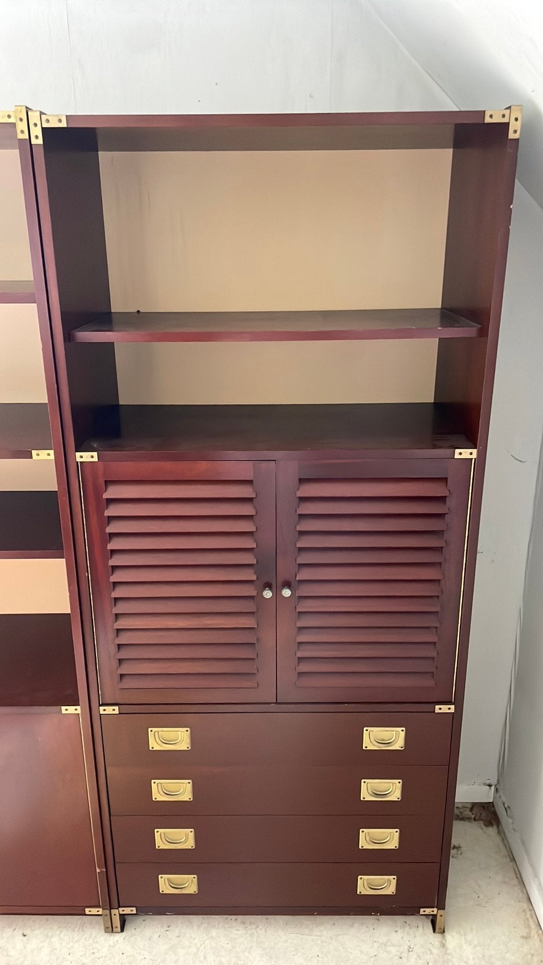 2 bibliothèques/armoires à casiers, Enlèvement, Comme neuf