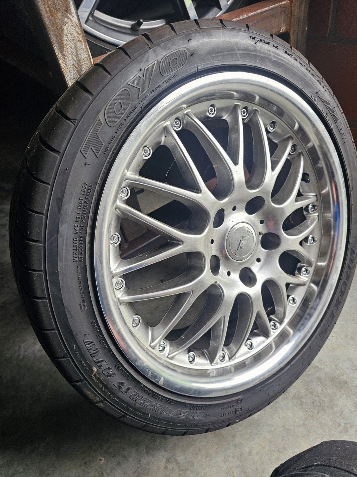 Toyo Proxes R1R, Auto-onderdelen, Ophalen, Velg(en), 17 inch, Personenwagen
