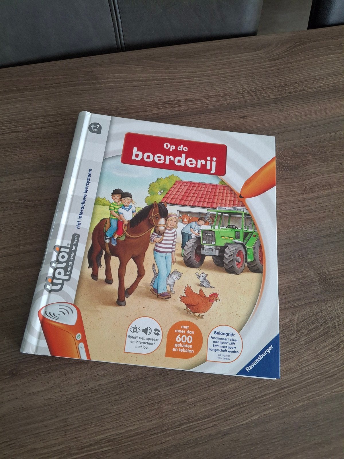 tiptop op de boerderij boek, Kinderen en Baby's, Speelgoed | Educatief en Creatief, Ophalen, Zo goed als nieuw, Taal en Lezen