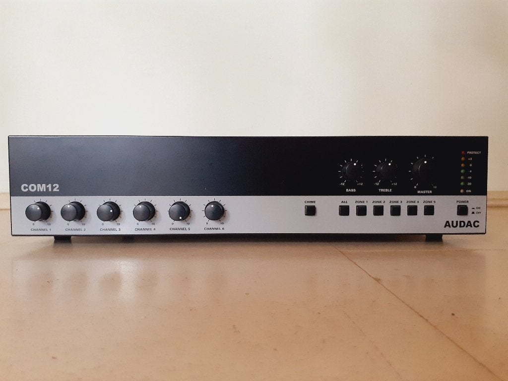 Amplificateur mixeur AUDAC Com 12 120W, Enlèvement, Utilisé, Moins de 500 watts, Autres types