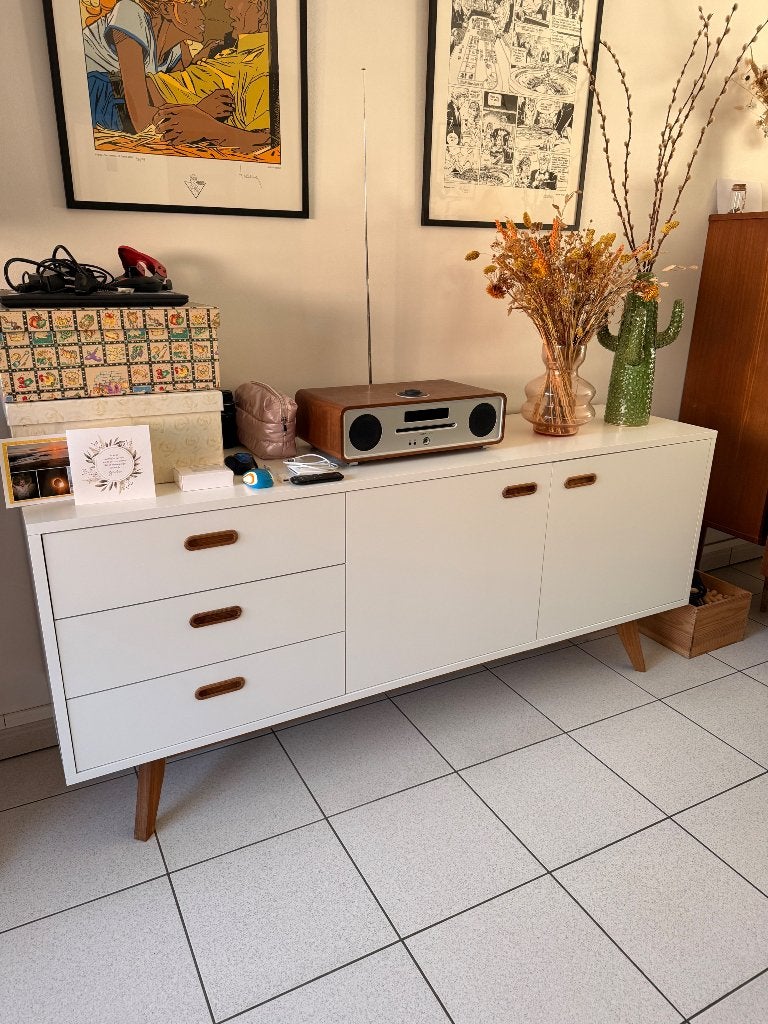 Dressoir - Scandinavisch, Huis en Inrichting, Ophalen, 150 tot 200 cm, Met lade(s), Scandinavisch