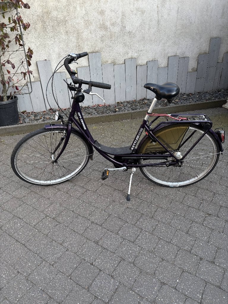 fiets, Fietsen en Brommers, Fietsen | Dames | Damesfietsen, Ophalen, Zo goed als nieuw, Velgrem, Versnellingen