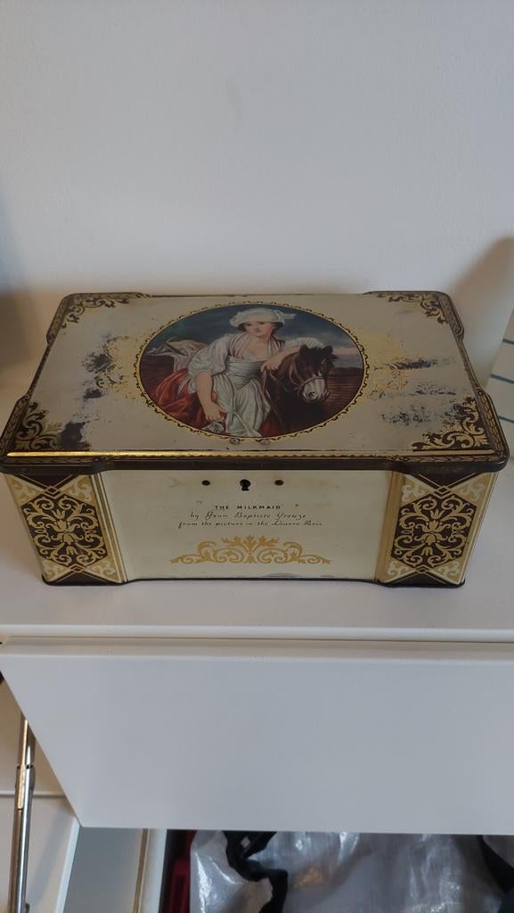 Vintage metalen doos, Verzamelen, Ophalen