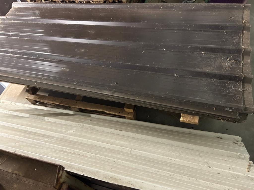 Metalen dakplaten, Ophalen, Gebruikt