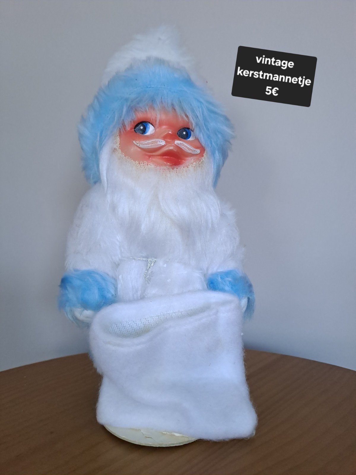 Vintage kerstman, Ophalen