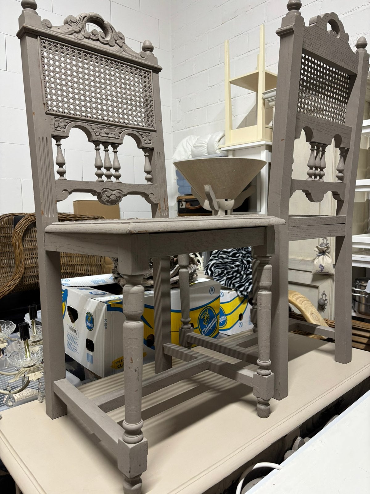 Mooie grijze stoelen, Ophalen of Verzenden
