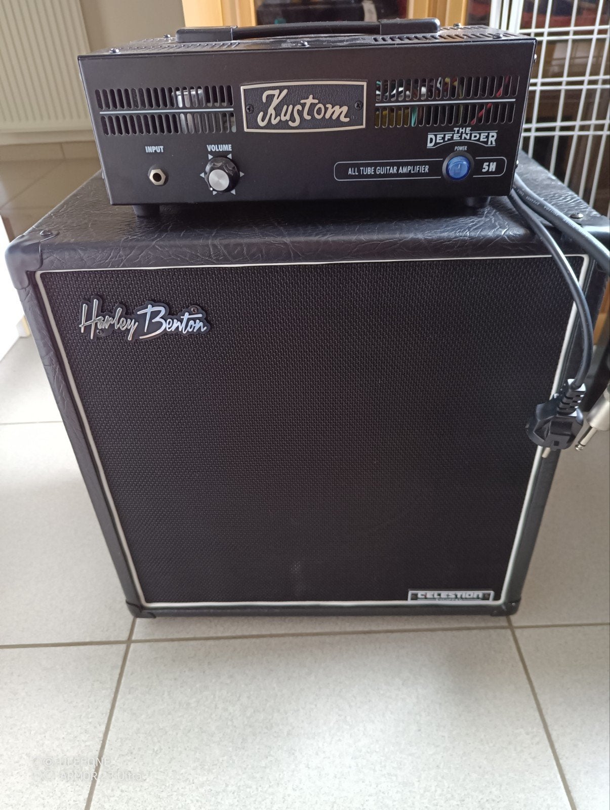 defender kustom 5w.lampe versterker en van 60w., Musique & Instruments, Amplis | Basse & Guitare, Enlèvement, Comme neuf, Guitare