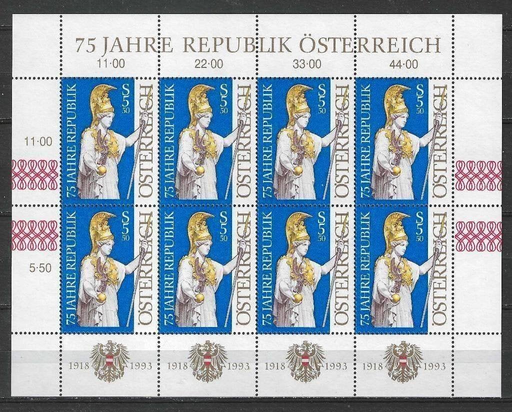 Oostenrijk 1993 - Yvert 1941 - 75 jaar Oostenrijk  (PF), Postzegels en Munten, Verzenden, Postfris