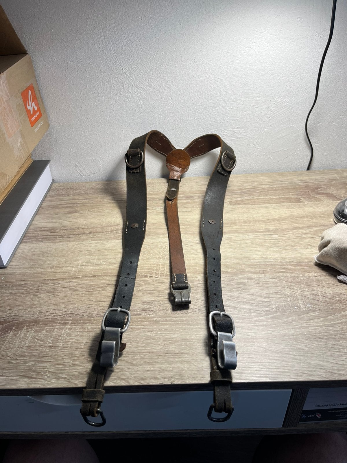 Wo2 duitse wehrmacht y-riem (rbnr), Ophalen of Verzenden, Landmacht, Kleding of Schoenen