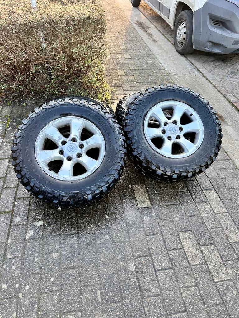 Originele landcruiser 120 velgen, Auto-onderdelen, Ophalen, Gebruikt, 265 mm, Banden en Velgen