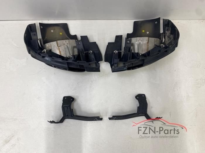 Audi Q8 RSQ8 Uitlaat Sierstukken Set Black Edition, Ophalen of Verzenden, Gebruikt