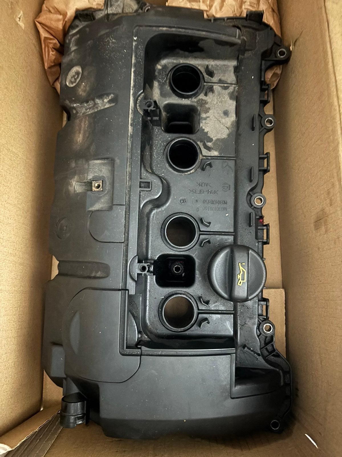 Cache moteur / couvre-culasse Citroën C4 1.6 16V essence, Ophalen, Citroën