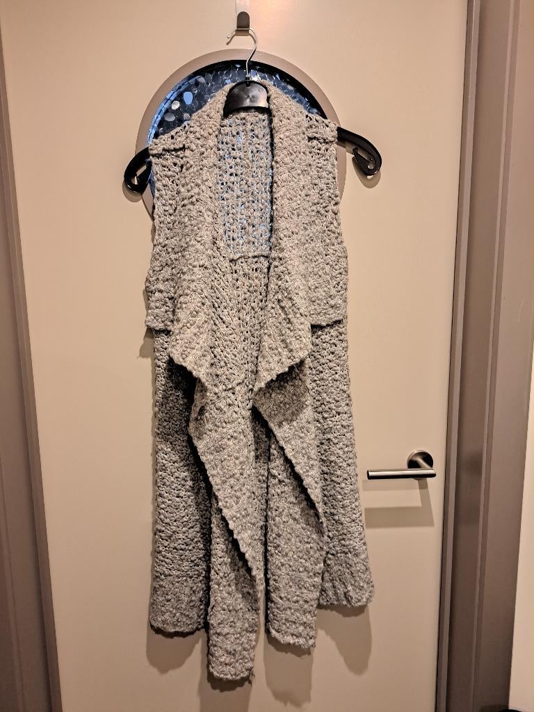 Summum Woman, mouwloze vest in wol, mt M/L, Kleding | Dames, Maat 38/40 (M), Summum Woman, Beige, Ophalen of Verzenden