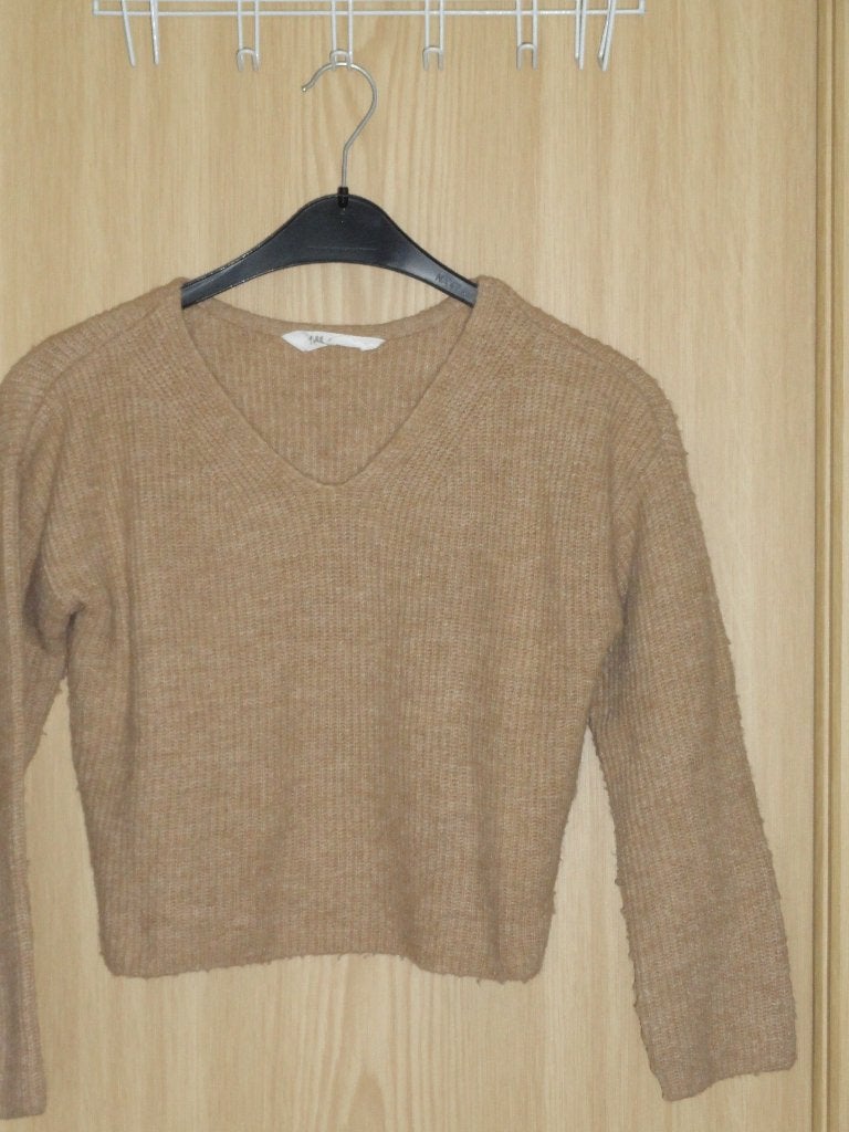 Beige trui H&M – Maat 134/140, Enfants & Bébés, Pull ou Veste, H&M, Utilisé, Fille