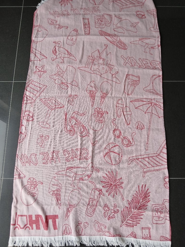 Strandlaken 85x165cm nieuw!, Ophalen of Verzenden, Nieuw, Rood, Overige typen
