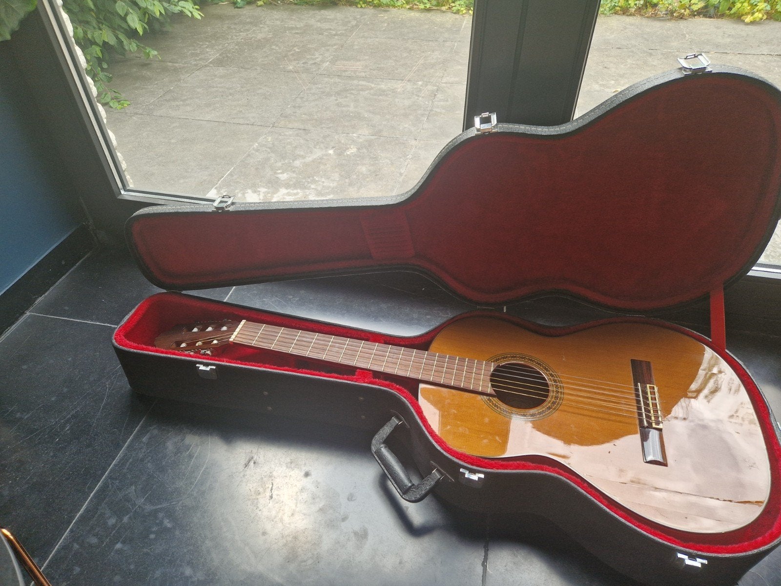 Esteve Modelo 5 Spaanse klassieke gitaar + luxe harde koffer, Ophalen