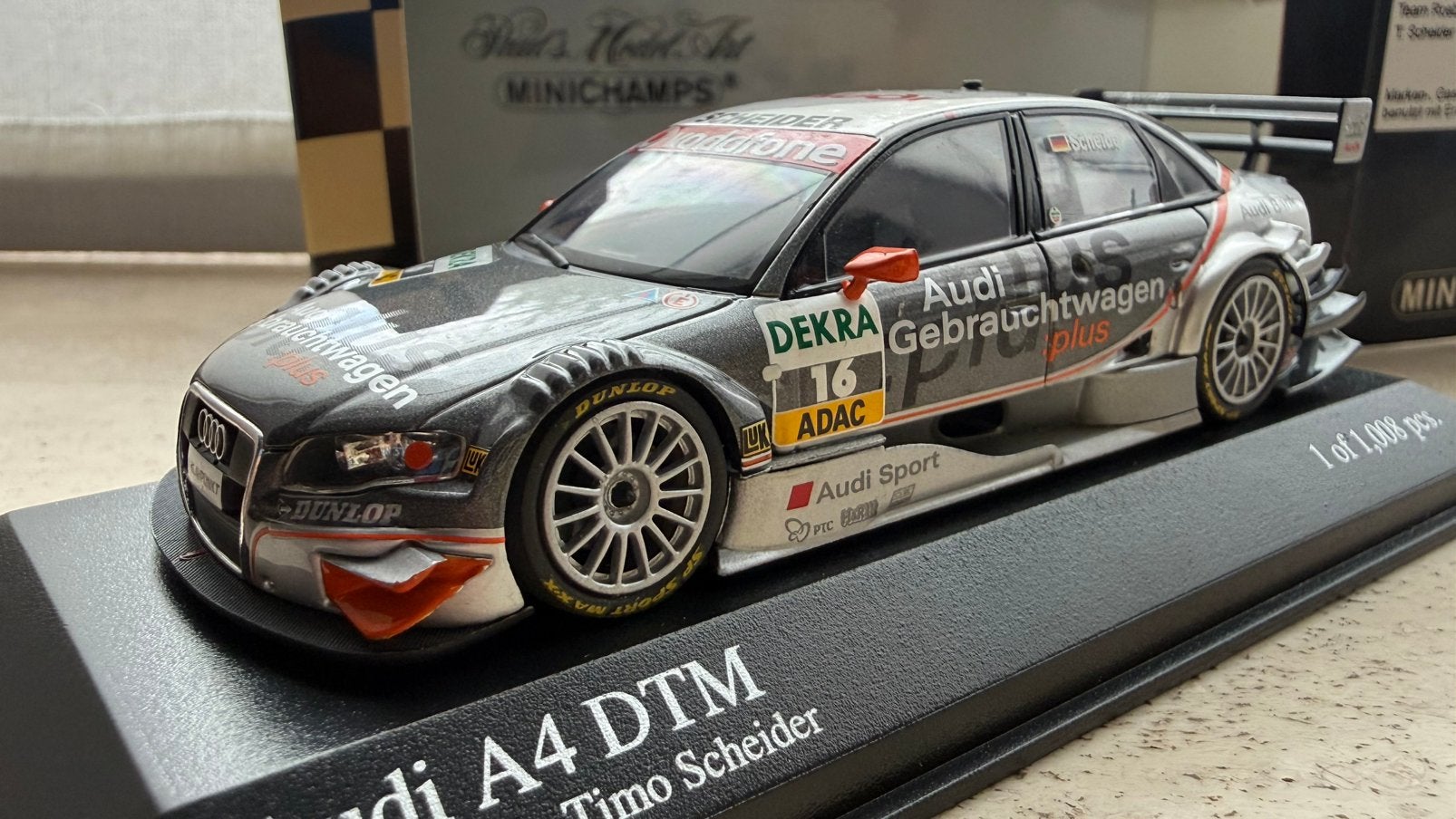 Séparateur Audi A4 DTM 2006, Enlèvement ou Envoi, Comme neuf, Voiture, MiniChamps