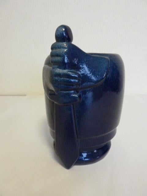 Keramiek/aardewerk vaas Jules Guerin (Bouffioulx) 16cm, Antiek en Kunst, Ophalen of Verzenden