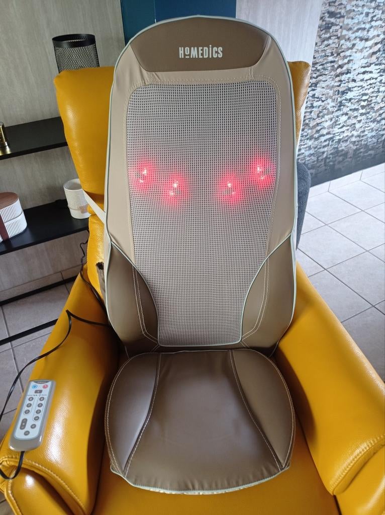 Siège de massage ShiatsuMAX HoMedics (Dos & Épaules), Sport en Fitness, Massageproducten, Ophalen, Gebruikt, Apparaat