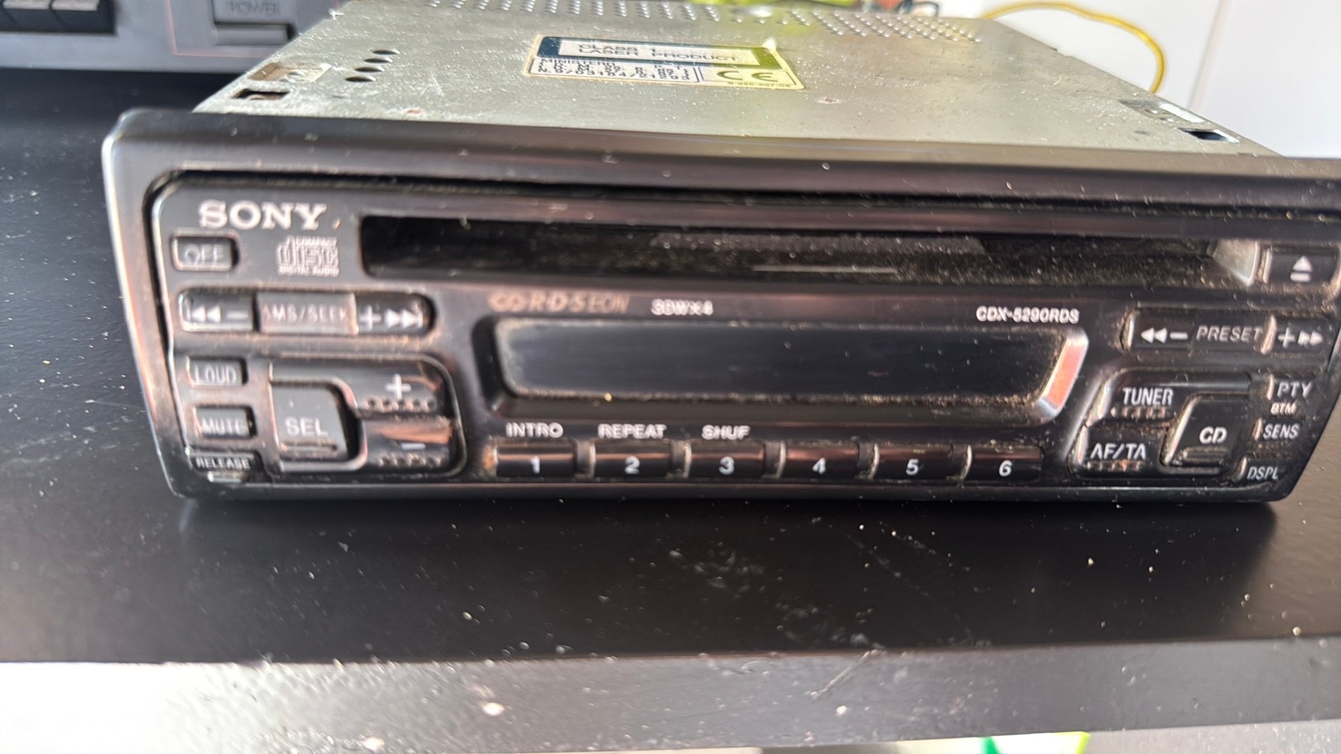 Sony CDX-5290RDS autoradio met cd-speler – vintage, Enlèvement, Comme neuf