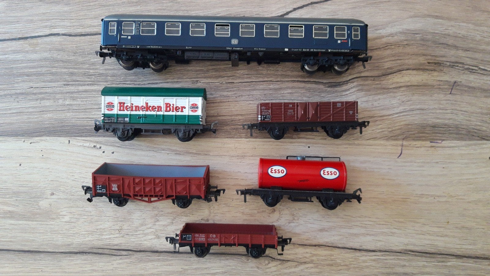 fleischmann  goederwagons en rijtuig., Hobby en Vrije tijd, Ophalen of Verzenden