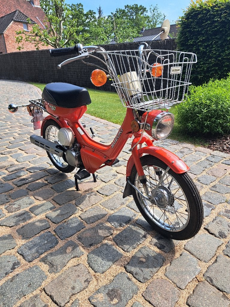 brommers, Vélos & Vélomoteurs, Comme neuf, Enlèvement, Suzuki, 50 cm³