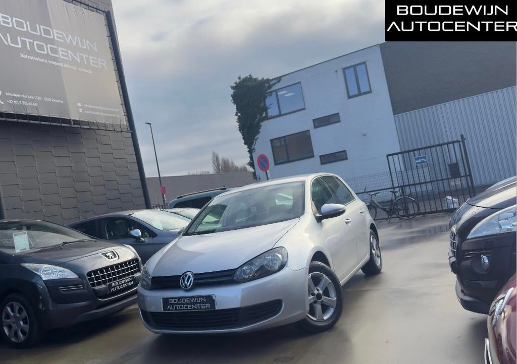 Volkswagen Golf 6 1.4Benzine 2009 160.xxxkm Topstaat/Garanti, Voorwielaandrijving, Stof, Zwart, Handgeschakeld