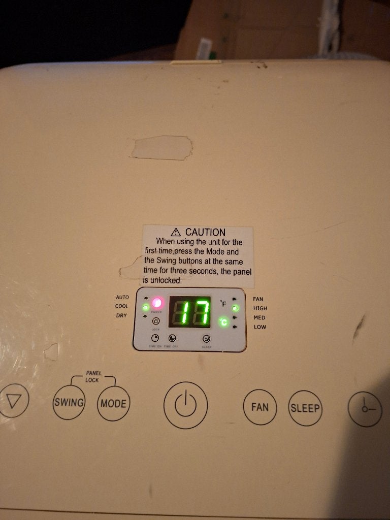 Mobiele airco Midea, Electroménager, Climatiseurs, Classe énergétique A ou plus économe, 60 à 100 m³, Refroidissement et Déshumidification