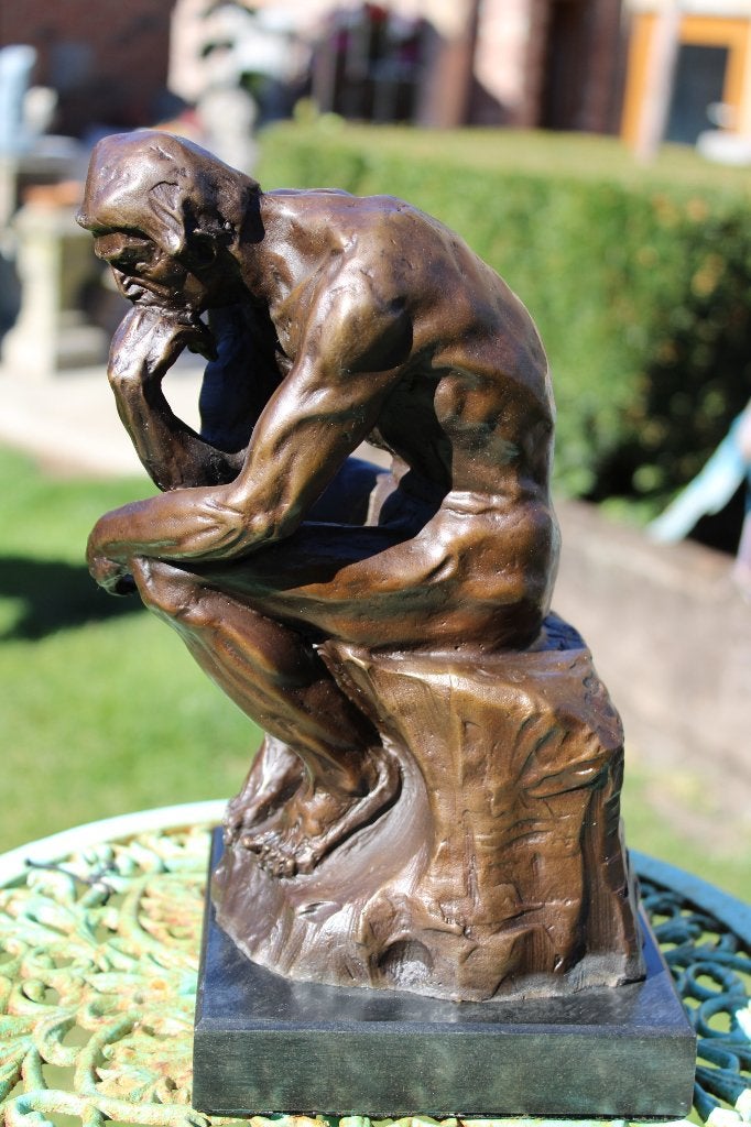 statue le penseur de RODIN , en bronze et signé !, Enlèvement ou Envoi, Bronze